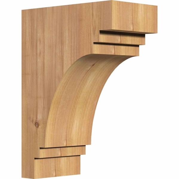Ekena Millwork Pescadero Smooth Corbel, Western Red Cedar, 5 1/2"W x 10"D x 14"H COR06X10X14PEC00SWR - main